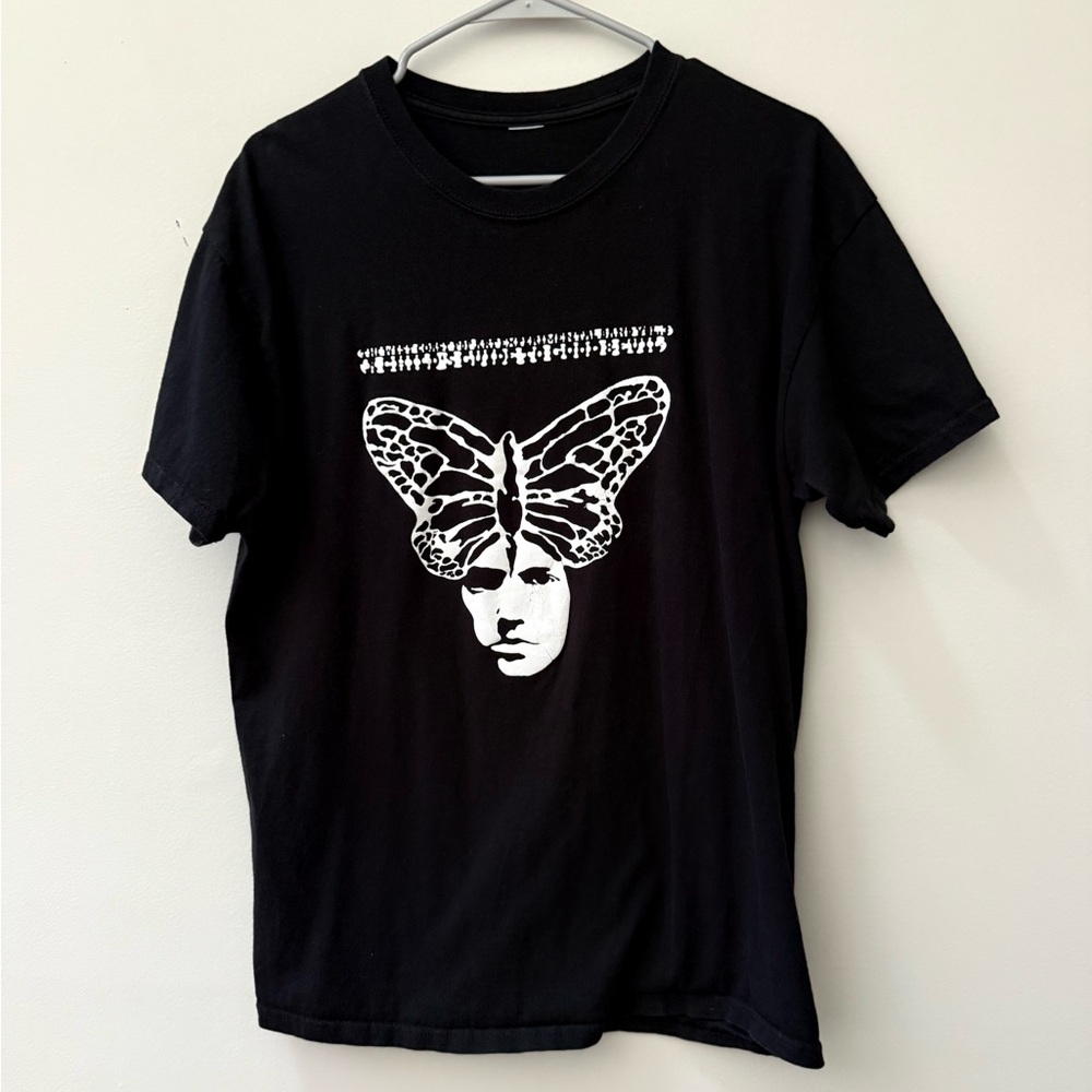 Black Graphic T-Shirt - The West Coast Pop Art Experimental Band